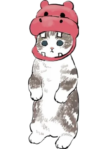 Telegram Sticker «Kittens mofu_sand 4» 🦛
