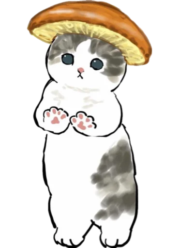 Telegram Sticker «Kittens mofu_sand 4» 🍄