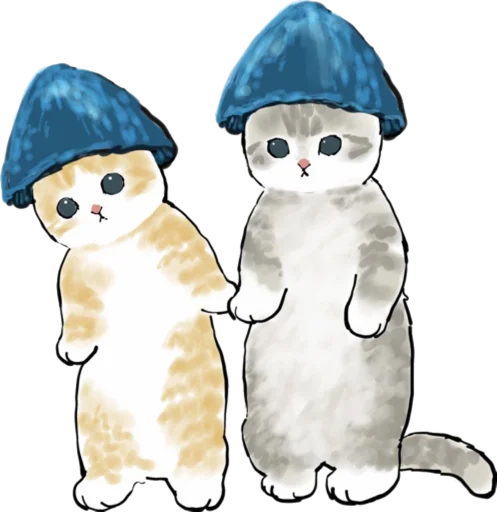 Telegram Sticker «Kittens mofu_sand 4» 🍄