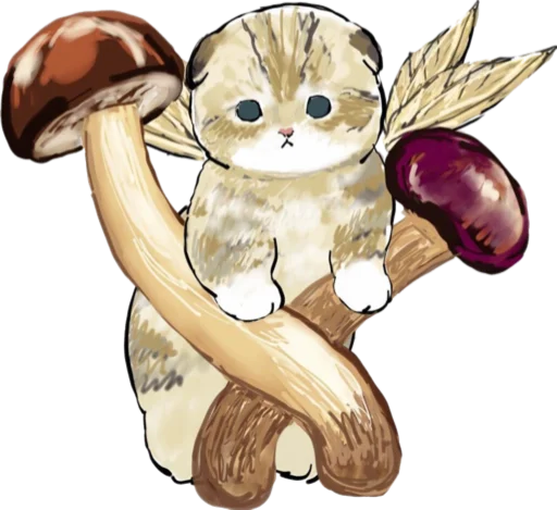 Telegram Sticker «Kittens mofu_sand 4» 🧚‍♀️