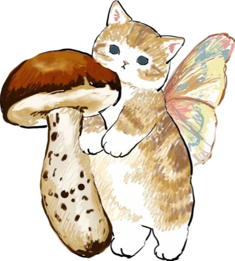 Telegram stiker «Kittens mofu_sand 4» 🧚‍♀️