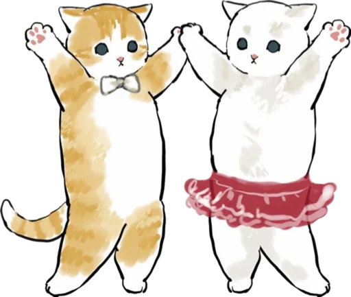 Эмодзи Kittens mofu_sand 4 💃