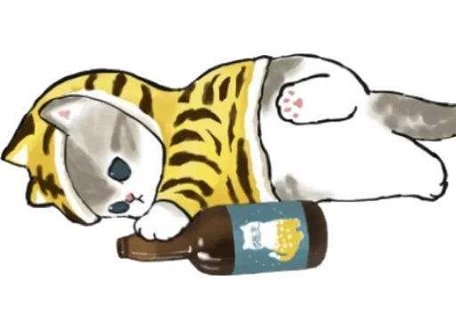 Kittens mofu_sand 2 stiker 🍺