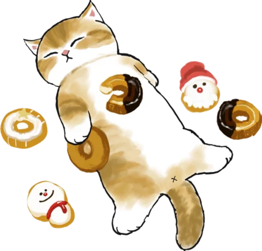 Емодзі Kittens mofu_sand 2 😋