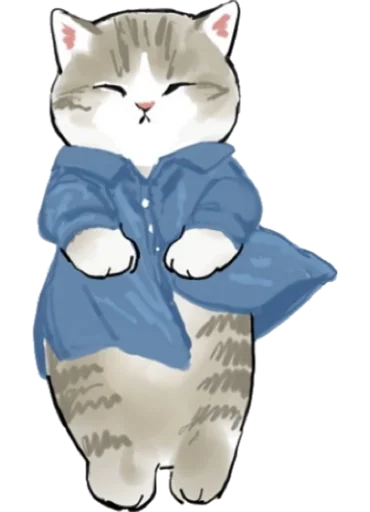 Telegram stiker «Kittens mofu_sand 2» 👕