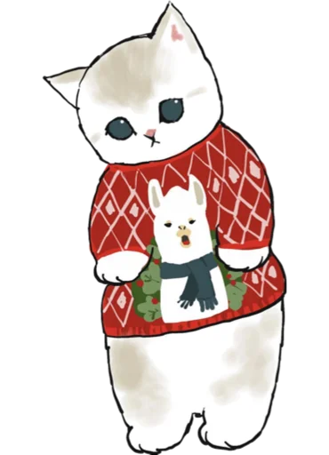 Telegram Sticker «Kittens mofu_sand 2» 👕