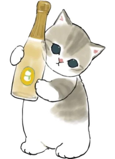 Kittens mofu_sand 2 sticker 🍾