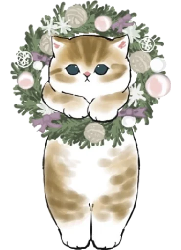Kittens mofu_sand 2 stiker 🌸