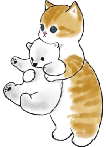 Kittens mofu_sand 2 stiker 🐻‍❄️
