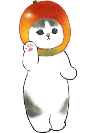 Емодзі Kittens mofu_sand 2 🥭