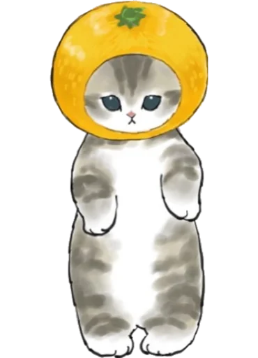 Емодзі Kittens mofu_sand 2 🍊