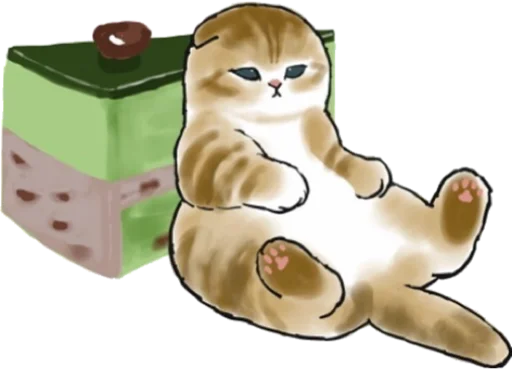 Емодзі Kittens mofu_sand 2 🍰