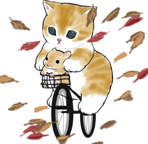 Емодзі Kittens mofu_sand 2 🍂