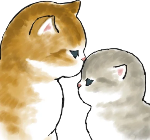Емодзі Kittens mofu_sand 2 😽
