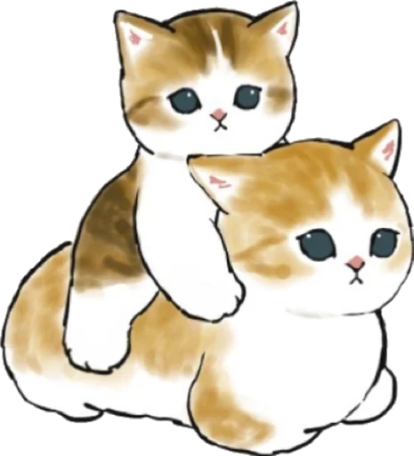 Стикер Kittens mofu_sand 2 🤗