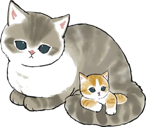 Kittens mofu_sand 2 stiker 🥰