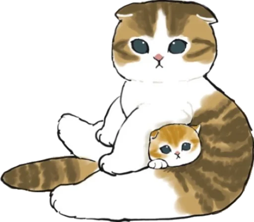 Емодзі Kittens mofu_sand 2 🙂