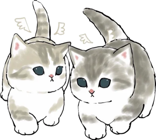 Telegram Sticker «Kittens mofu_sand 2» 👼