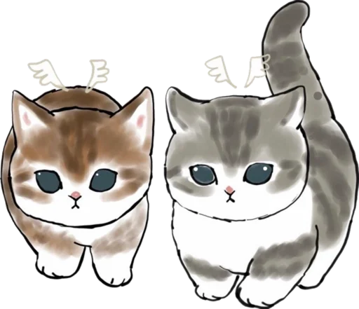 Telegram Sticker «Kittens mofu_sand 2» 👼