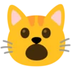 Емодзі Telegram «Коты» 😮