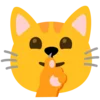 Эмодзи Telegram «Коты» 🤫