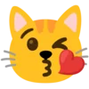 Емодзі Telegram «Коты» 😘