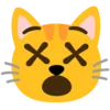 Telegram emoji «Коты» 😵