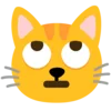 Емодзі Telegram «Коты» 🙄