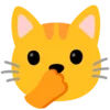 Емодзі Telegram «Коты» 🫢