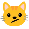 Емодзі Telegram «Коты» 🫤