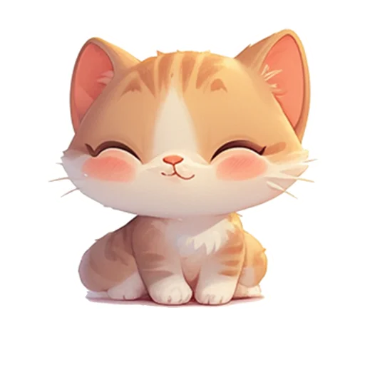 Telegram Sticker «Котенок Луни » 👐