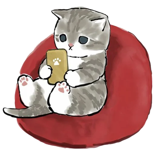 Telegram Sticker «kittynyam» 💌