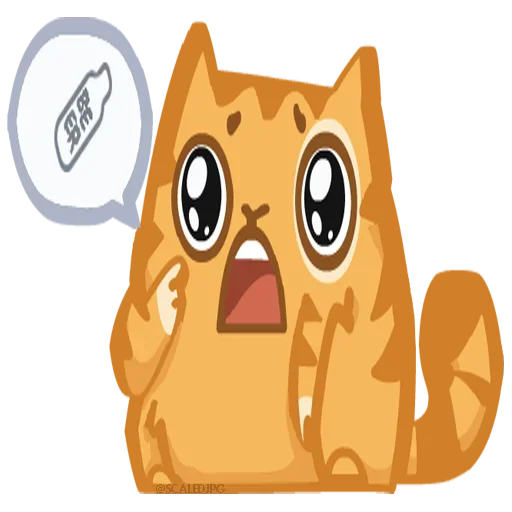 Стікер Telegram «🐈 Kit Cat 🐈» 👍