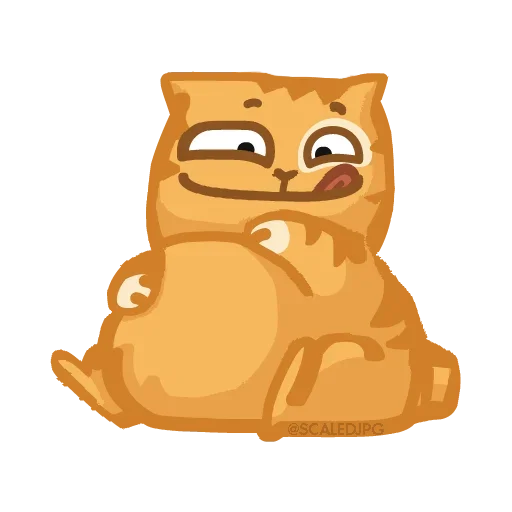 Telegram stiker «🐈 Kit Cat 🐈» 👍