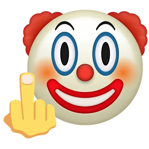 Клоунизм emoji 😅