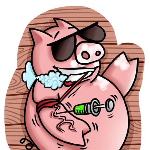 Telegram stiker «Арбитражный Свин» 😇