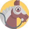 Telegram emoji «knights - 2♛» 🐎