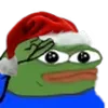 Эмодзи телеграм Christmas Pepe | Новогодний Пепе