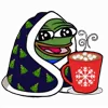 Эмодзи телеграм Christmas Pepe | Новогодний Пепе