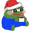 Емодзі телеграм Christmas Pepe | Новогодний Пепе