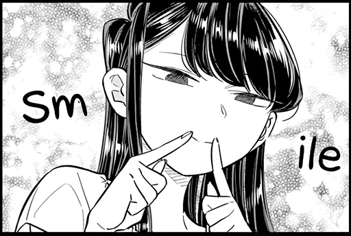 Эмодзи Komi-san 😄