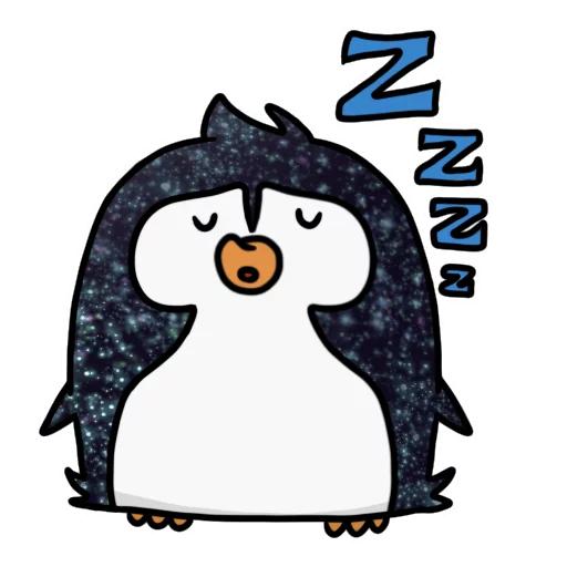 КОСМИЧЕСКИЕ пингвины emoji 💤
