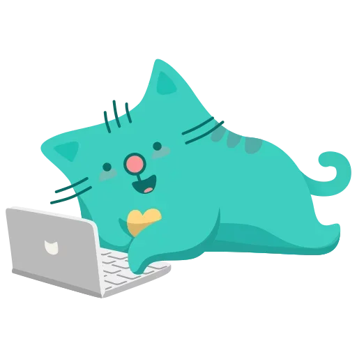 Smart Cat emoji 😒