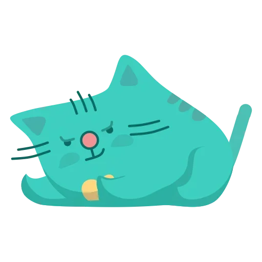 Smart Cat emoji 🤑