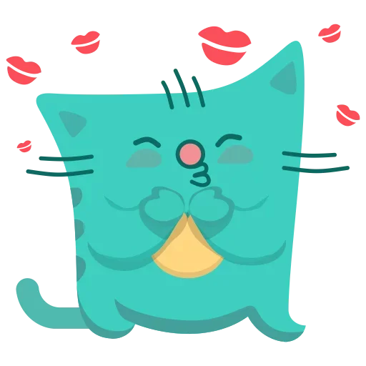 Smart Cat emoji 😛