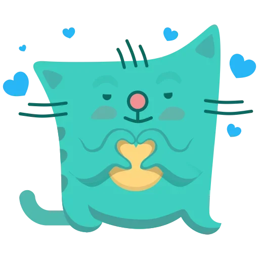 Smart Cat emoji 😙