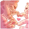 Telegram emoji Love Cats