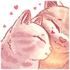 Емодзі Telegram «Love Cats» 😗