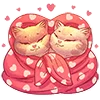 Емодзі Telegram «Love Cats» 🟥