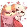 Telegram emojisi «Love Cats» 😙